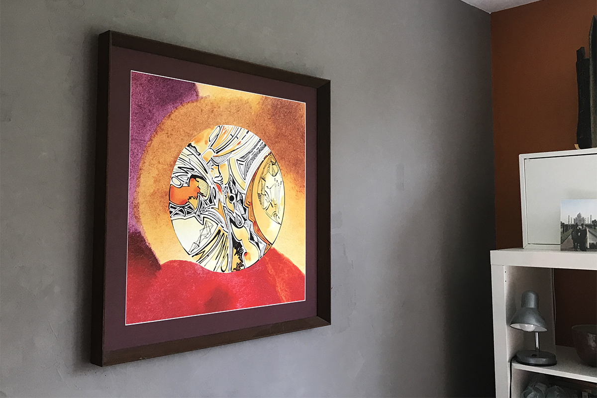 Framed Mantradala print
